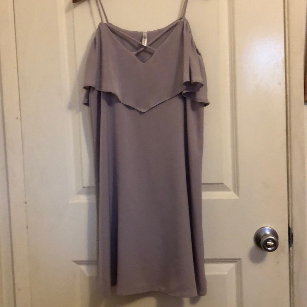 The daisy shop lavender satin dress ✨